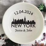 Alphabet Ring Dish, Engagement Ring Dish, Wedding Ring Dish, Customized Engagement Gift, Personalize Ring Dish, Gift For Bride and Groom, Wedding Gift 4