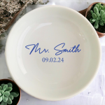 Mr and Mrs Ring Dish, Personalized Mrs Ring Dish, Engaged Ring Dish, Personalized Ring Dish Gift for Bride, Gift for Groom and Bride