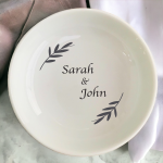 Personalized Wedding Gift, Jewelry Dish, Customized Ring Dish, Wedding Gift, Personalized Gift, Gift For Bride And Groom, Engagement Gift